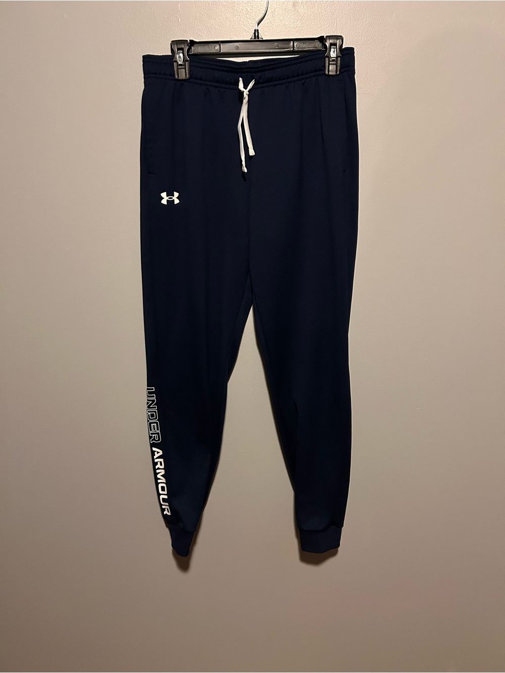 Youth Boys Under Armour Navy Joggers